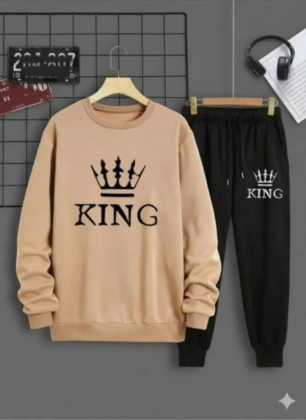 Men's 2 Pcs Dri Fit Printed Track Suit - Perfect for Active Lifestyle