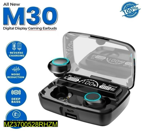 M30 Wireless Earbuds Black